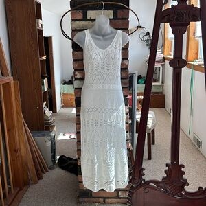 White Dress Swimsuit Coverup